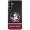 Florida State University Pattern Jersey Galaxy S24 Plus Clear Case